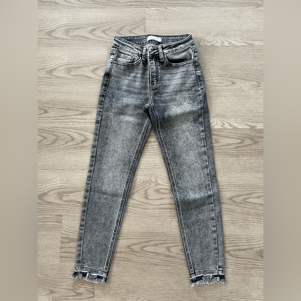 KanCan Acid Wash Skinny Ankle Jeans, Size 24
